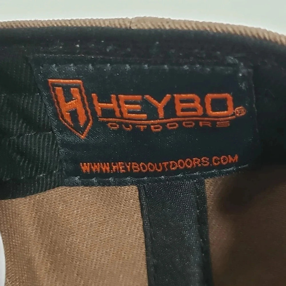 Heybo Brown/Olive Green Mens Snapback Hat With Felt Deer Patch,NWT. - Picture 7 of 7